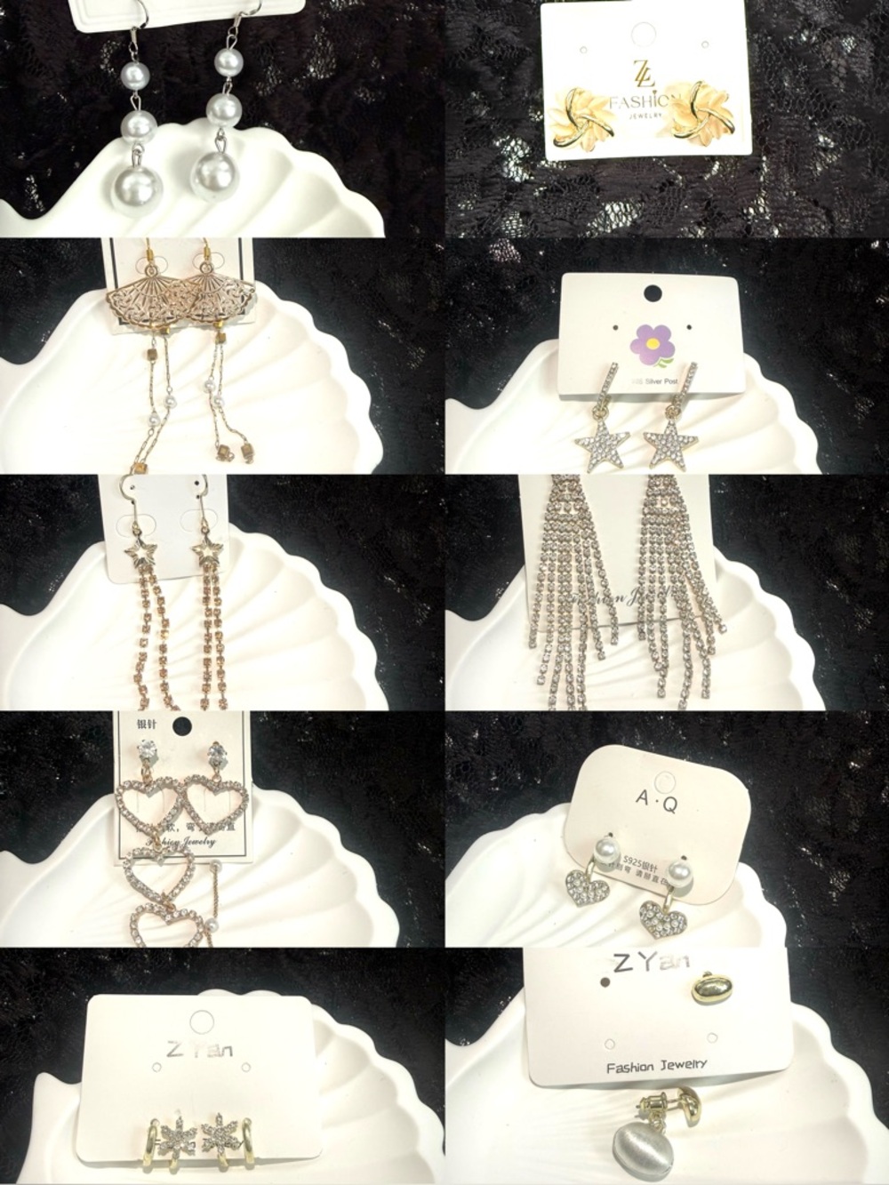New bundle Earrings Set ladies men women 10 pairs#216